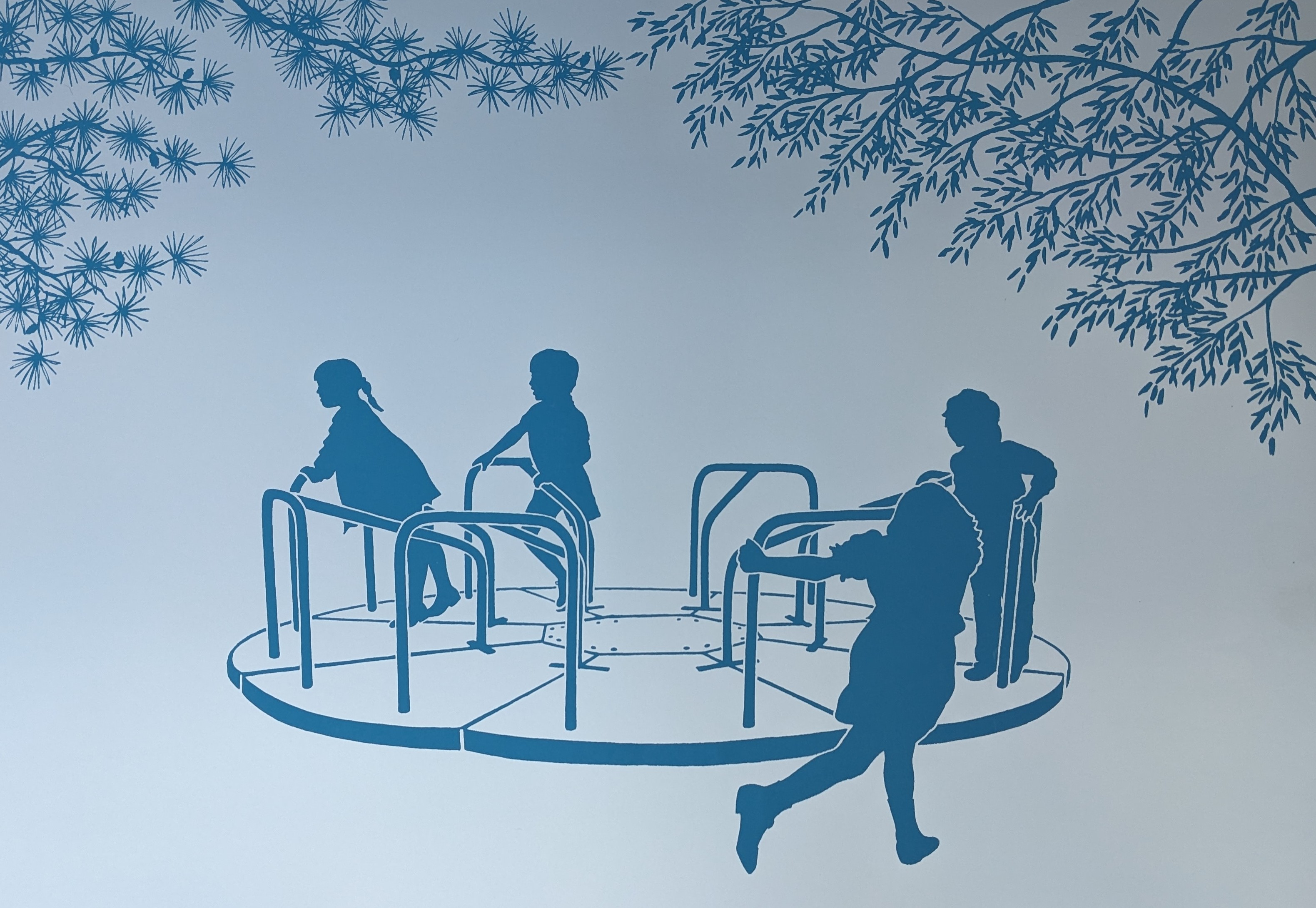 Merry-Go-Round<BR>19XX<BR>Xin x Xin<BR>X Paper<BR>Colors: X<BR>Number Produced: X<BR>$100