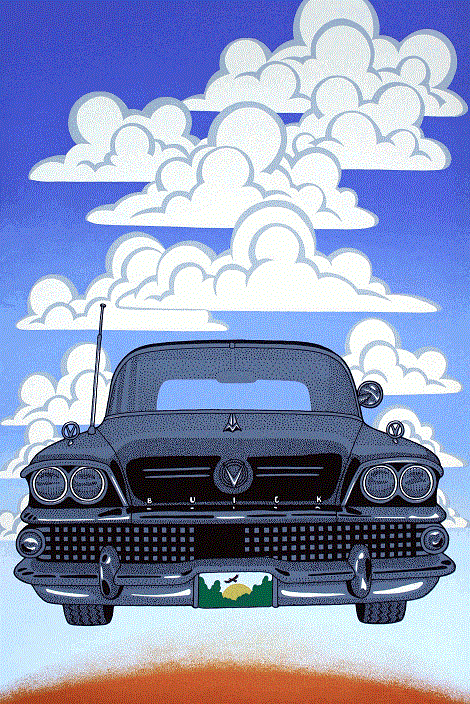 Old Friends Never Die<BR>1981<BR>25in x 38in<BR>White Paper<BR>Colors: 8<BR>Number Produced: 50<BR>$110